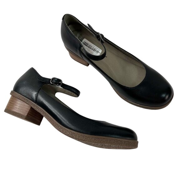 Dansko Womens Deena Mary Jane Black Leather Shoes Size 42 - Picture 1 of 13